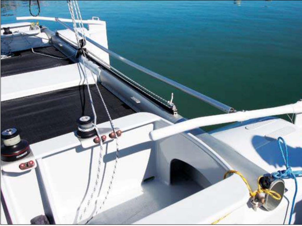 Pssst: don’t tell anyone but the tillers are 40mm waste pipes sheathed in carbon.