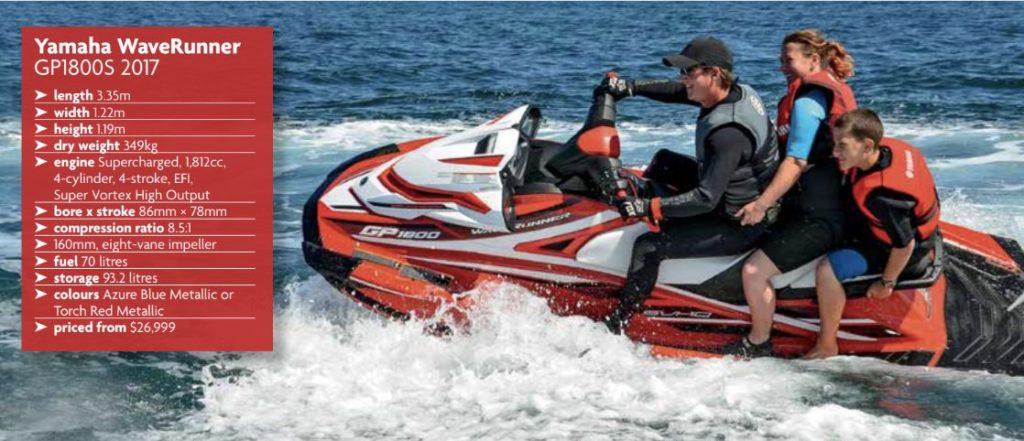 Yamaha WaveRunnerGP1800S 2017