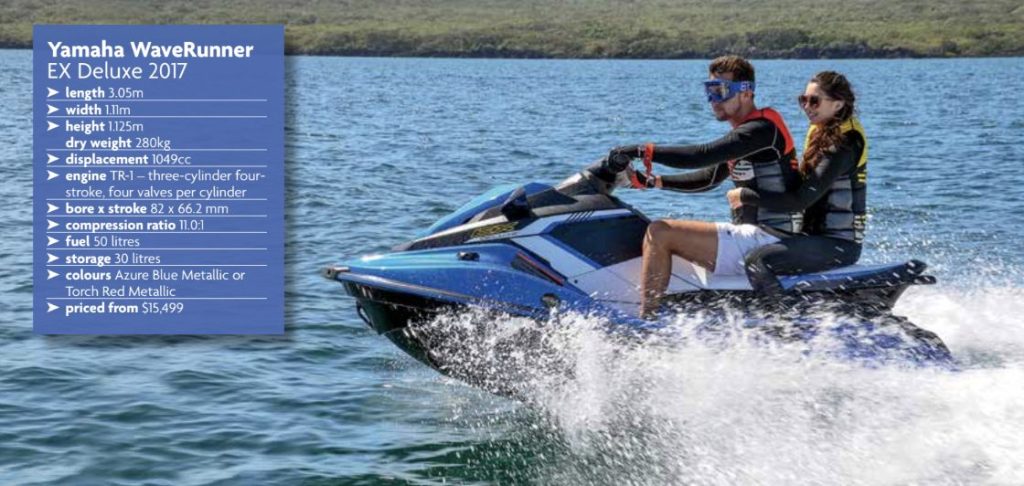 Yamaha WaveRunner Ex Deluxe 2017