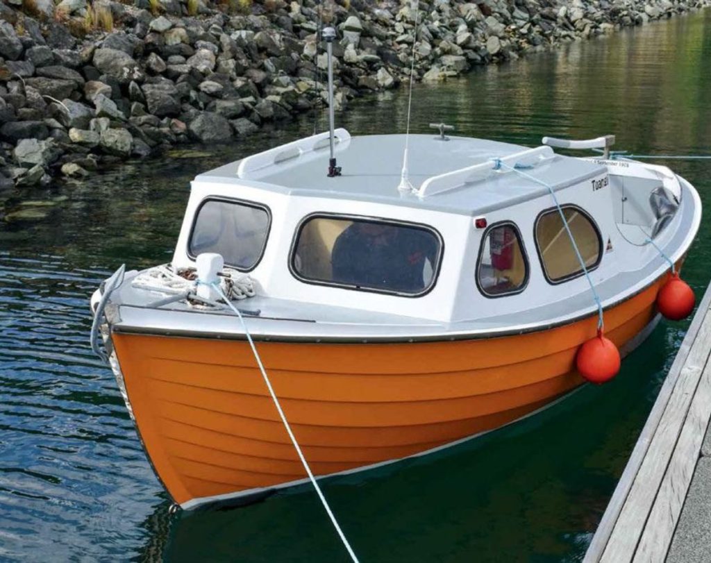 Tuangi is moored in the Picton marina, a mere stone’s throw from where she was built.
