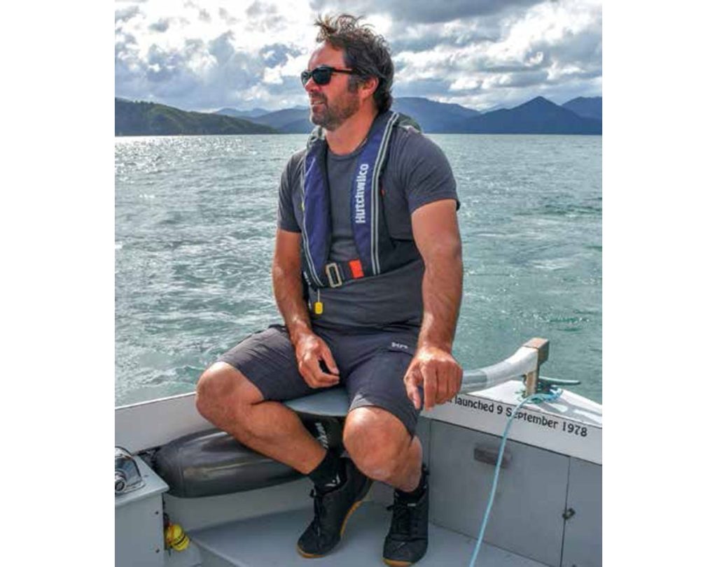 She was designed and constructed by Bill Orchard—a prominent boatbuilder in the area—and her recent reappearance is thanks to Bill’s son Grant (pictured)—who kept the little dinghy. 
