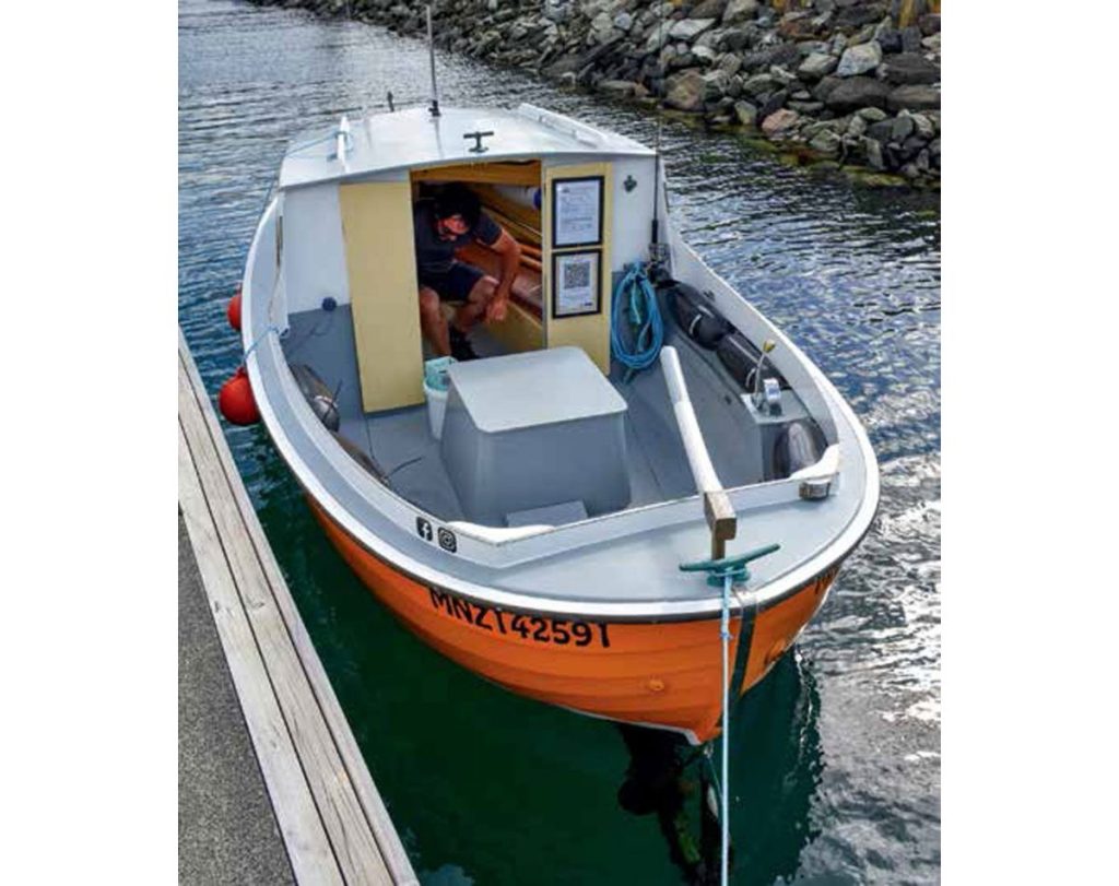 The little popper is now in survey and can carry five passengers along with the skipper.