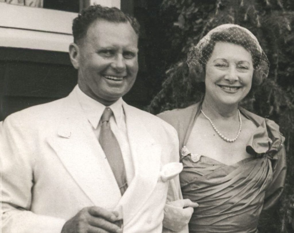 Harold George married Edith Sturtevant in New York, 1941. Photo courtesy of Karen Yates and her late husband Jack. One man and his boats: Harold George; Victory at war.