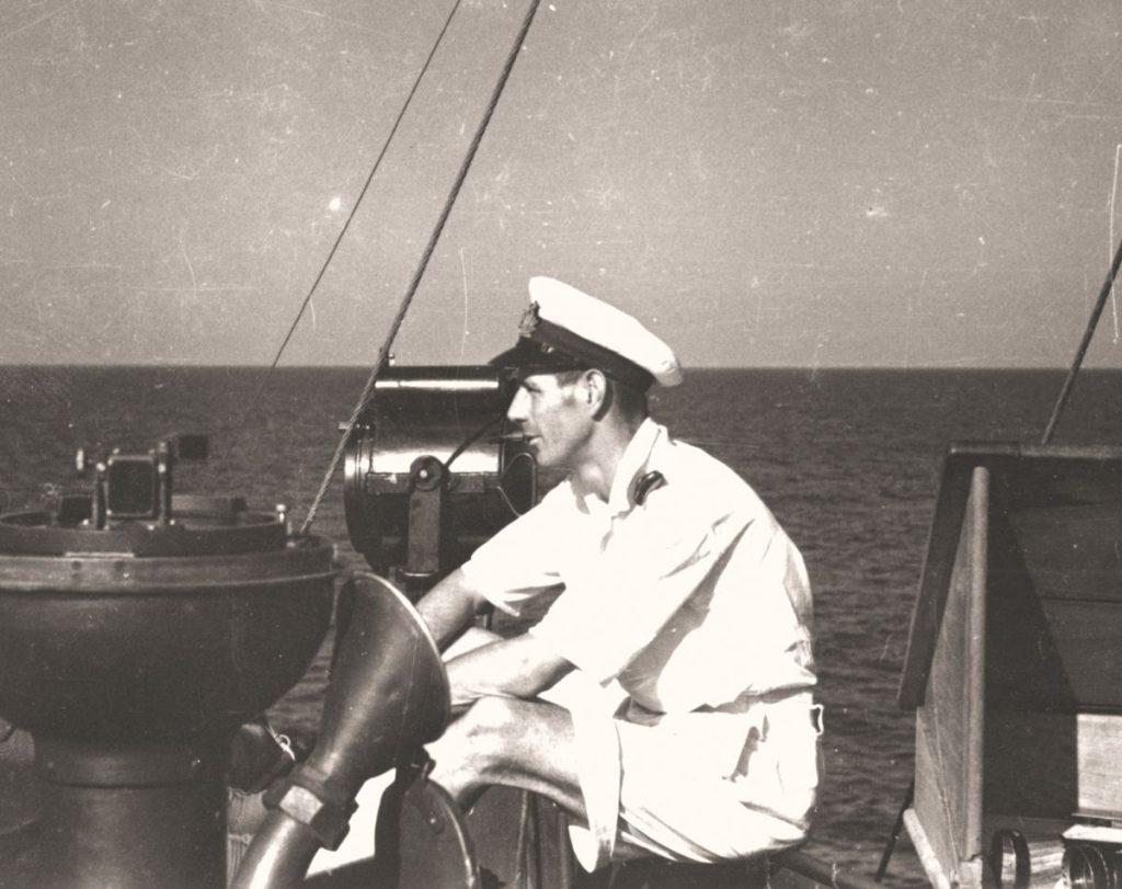 Bunty Palmer at sea. One man and his boats: Harold George; Victory at war