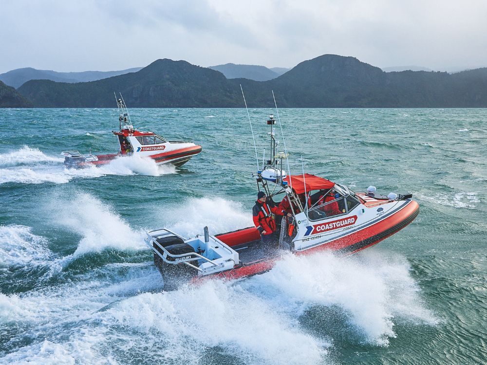 The New Zealand Coastguard.