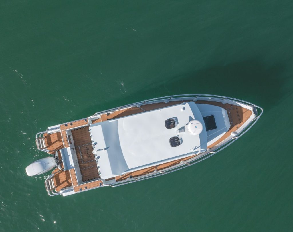 The Aluka 823 is easy to get around. // Photo credit: Roger Mills / Boating New Zealand