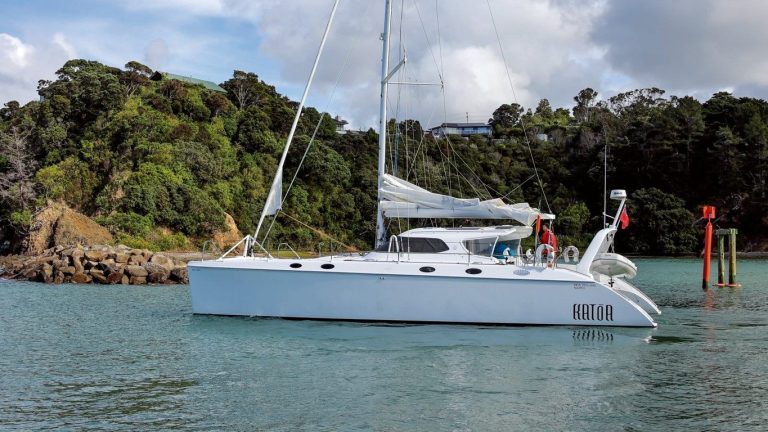 Given 14.5m Sailing Catamaran Katoa