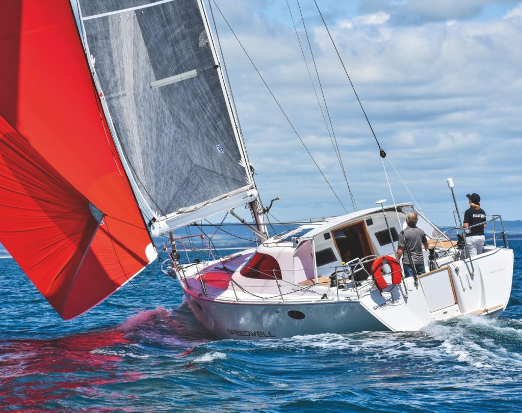 Deck and cockpit layout reflect careful thought – all very efficient for short-handed sailing. // Photo credit: Roger Mills / Boating New Zealand