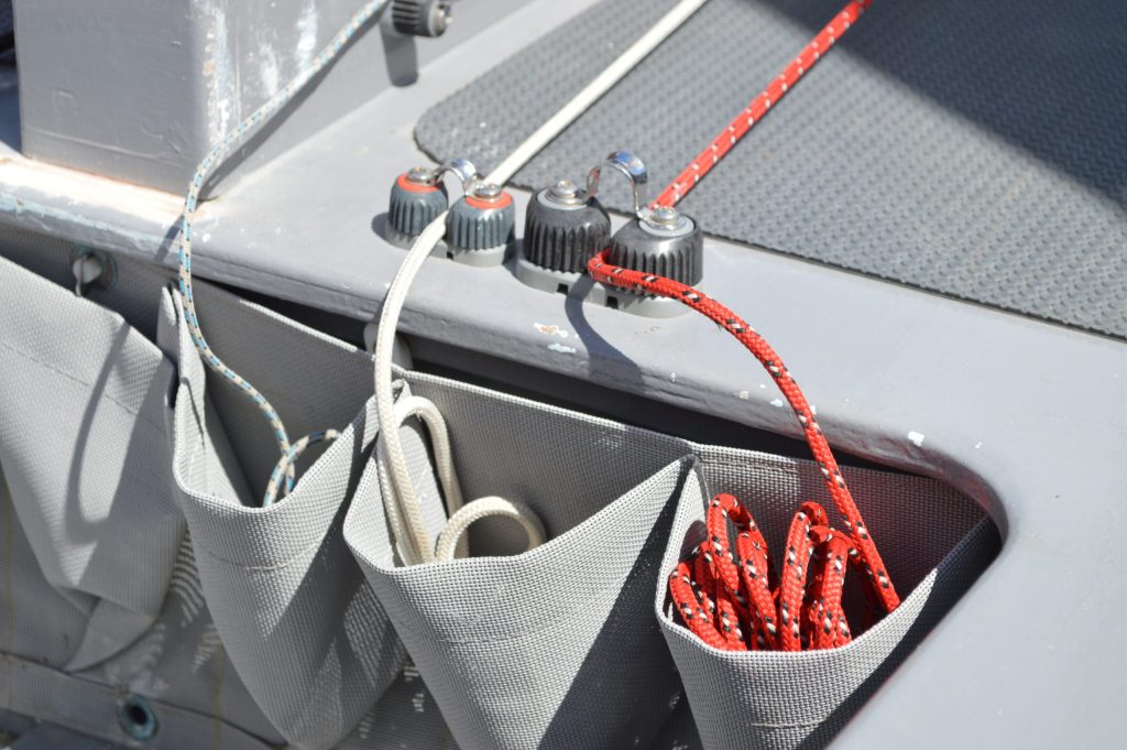 All halyards lead back to the cockpit of the Navigator Korora // Photo credit: Matt Vance