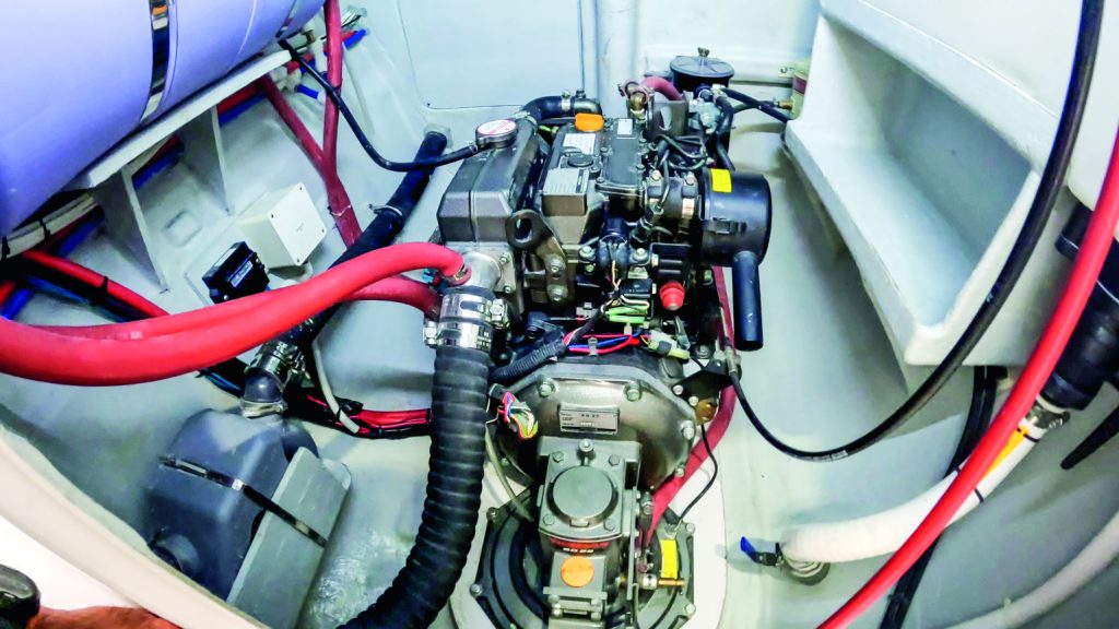 Seawind's motor cavity