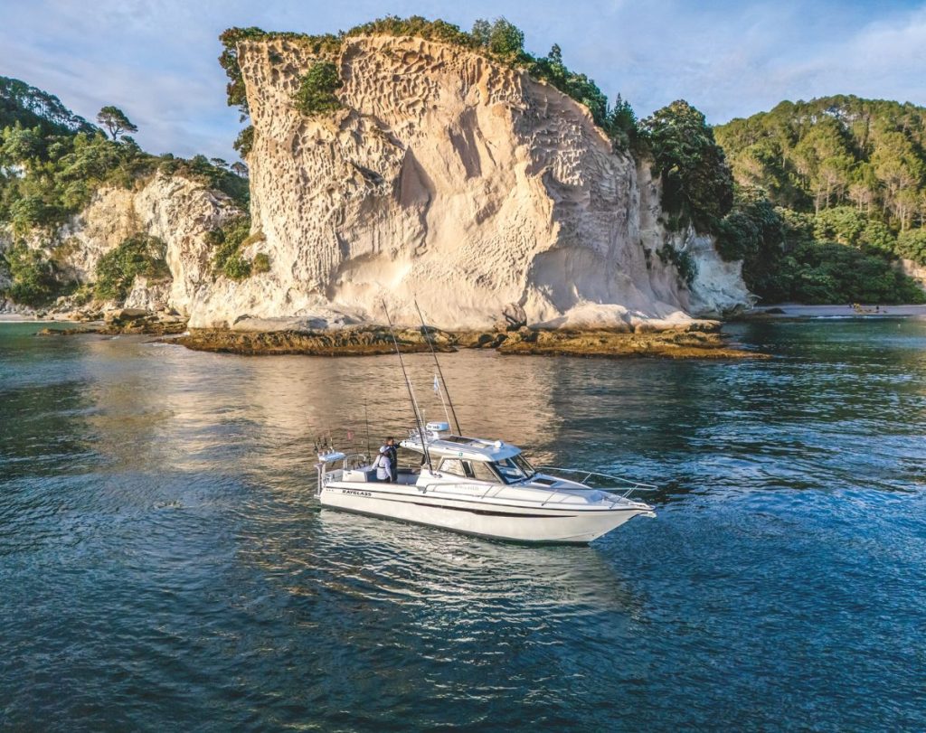 The Rayglass 3000 is ideal for coastal exploring. // BNZ