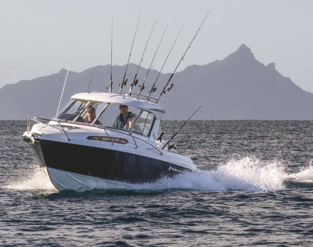 The Haines Hunter SP635 has no shortage of rod storage. // Photo credit: Roger Mills