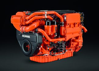 Scania DI13 marine engine