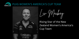 Liv Mackay Rising Star of the New Zealand Women's America's Cup Team. Photo credit Emirates Team New Zealand