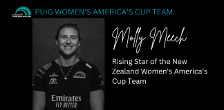 Molly Meech Rising Star of the NZ Women's America's Cup Team. Photo credit : Emirates Team New Zealand