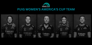 New Zealand Puig Americas Cup Womens Team. Photo credit: Emirates Team New Zealand