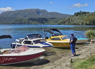 James Bond would have been very pleased with the NZ Retro Boats gathering 2024 at Lake Tarawera James Bond would have been very pleased with the NZ Retro Boats gathering 2024 at Lake Tarawera