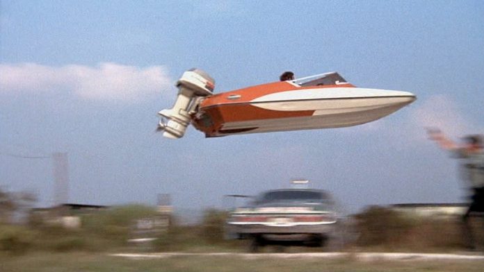 Glastron GT-150 in Live and Let Die, 1973 // Photo credit: Copyright © Danjaq, LLC and United Artists Corporation (EON Productions), all rights reserved.
