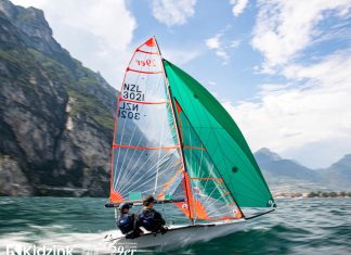 Fast, fierce, and full of potential: Day 1 of the 29er European Championship 2025 in Riva del Garda