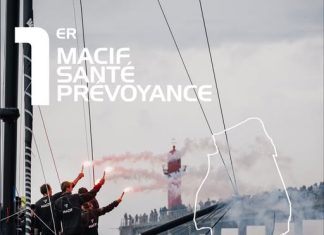 Winners of La Course des Caps celebrate victory in Boulogne-sur-Mer