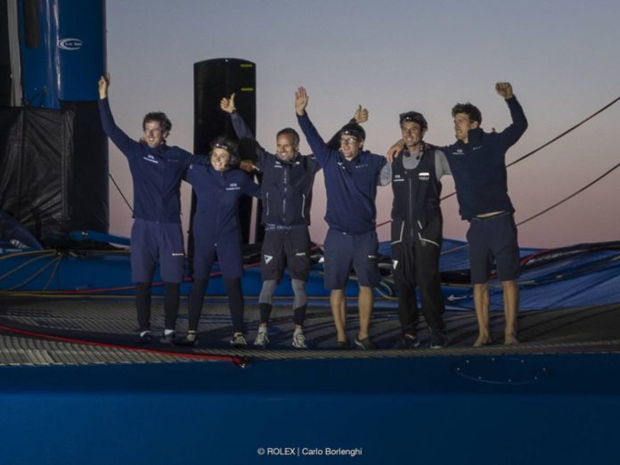 SVR LAZARTIGUE, Sail n 1, Design ULTIM, Skipper Tom Laperche Photo credit Carlo Borlenghi