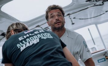 Paprec Arkéa leads through Santo Stefano gate in Ocean Race Europe