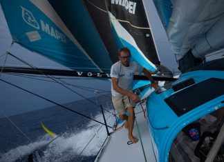 Thunder, lightning and tight racing in The Ocean Race Europe 2025 as fleet rounds Ustica