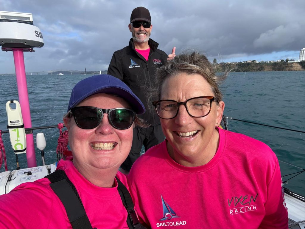 Vixen racing, skippered by Sharon Ferris-Choat is making good progress in category 1b of the 2025 PIC Coastal Classic // Vixen Racing