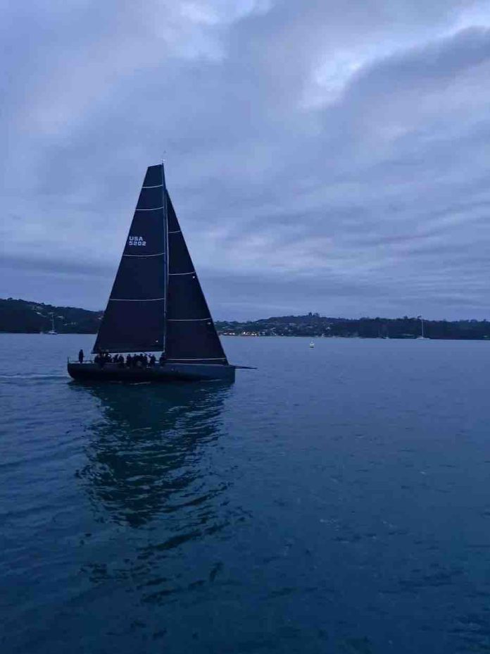 Callisto arriving Saturday in Russell. Photo credit- PIC Coastal Classic