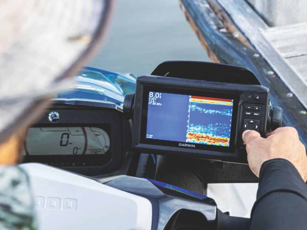 Modern PWCs come with a range of boat-like features, including washdown facilities, insulated catch storage, rod racks and sophisticated electronics and communications equipment. // Photo credit: Andrew Hill