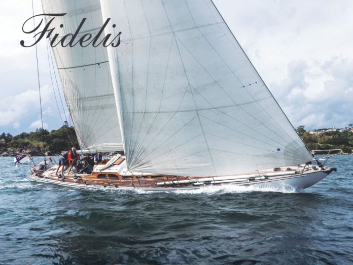 Fidelis on Sydney Harbour. Photo Andrea Francolini.