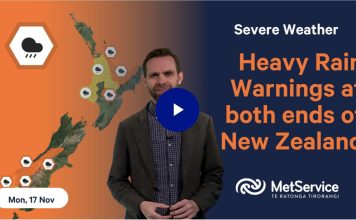 Incoming marine weather: unsettled seas building from the north