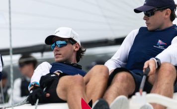 Two Kiwi teams lead after opening day of the Harken International Youth Match Racing Championship