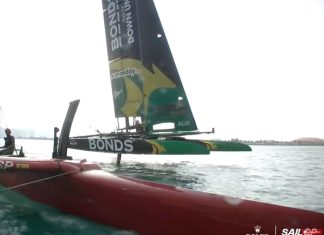 SailGP Abu Dhabi Day 2, Fleet Race 5 — GBR stay composed as penalties rattle the fleet SailGP Abu Dhabi Day 2, Fleet Race 5 — GBR stay composed as penalties rattle the fleet