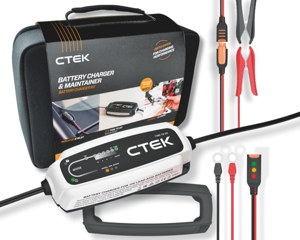 CTEK 5AMP BATTERY CHARGER BUNDLE