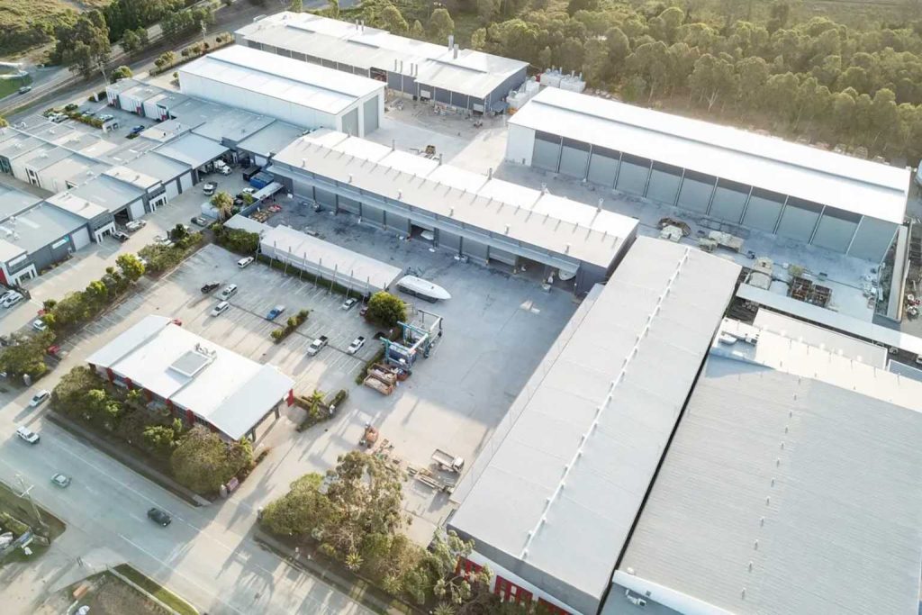 The rejuvenation of the fabled brand inside Maritimo’s Coomera facility is now well advanced. // Photo credit: Maritimo