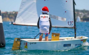 Tommy O'Connor, 16th in the Optimist White class. // Photo credit: Insight Media