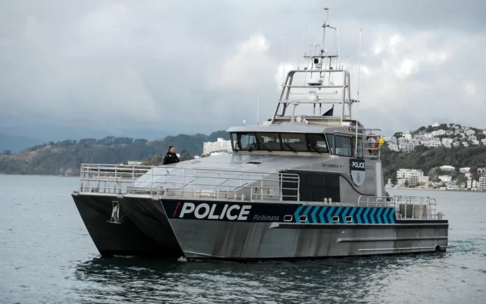 A Wellington police boat // Photo credit: RNZ / Samuel Rillstone A Wellington police boat // Photo credit: RNZ / Samuel Rillstone
