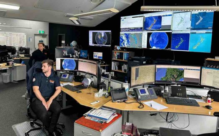 Maritime rescue operations. // Photo credit: RNZ / Mark Papalii