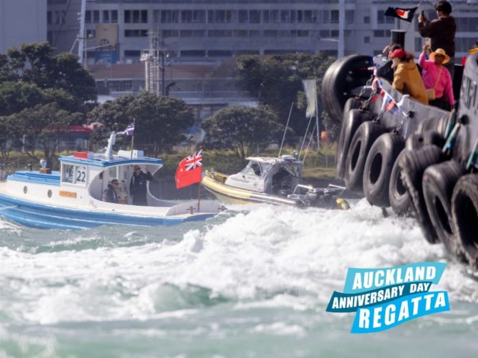 Tugboat race charges back for the 2026 Auckland Anniversary Day Regatta // Photo credit: Auckland Anniversary Day Regatta