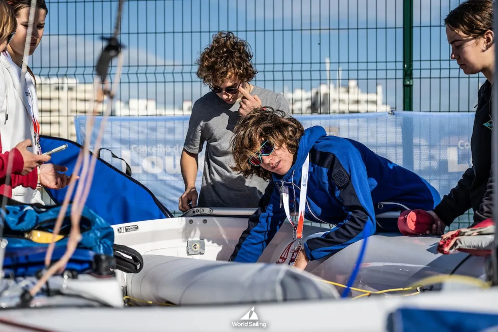 All set for the Youth Sailing World Championships 2025 in Vilamoura, Portugal - photo © Nuno Fortinho Mendes : World Sailing