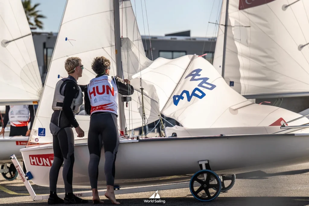 All set for the Youth Sailing World Championships 2025 in Vilamoura, Portugal - photo © Nuno Fortinho Mendes : World Sailing