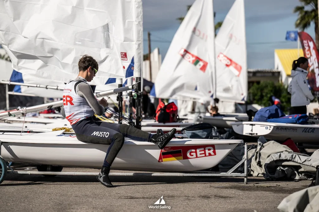 All set for the Youth Sailing World Championships 2025 in Vilamoura, Portugal - photo © Nuno Fortinho Mendes : World Sailing