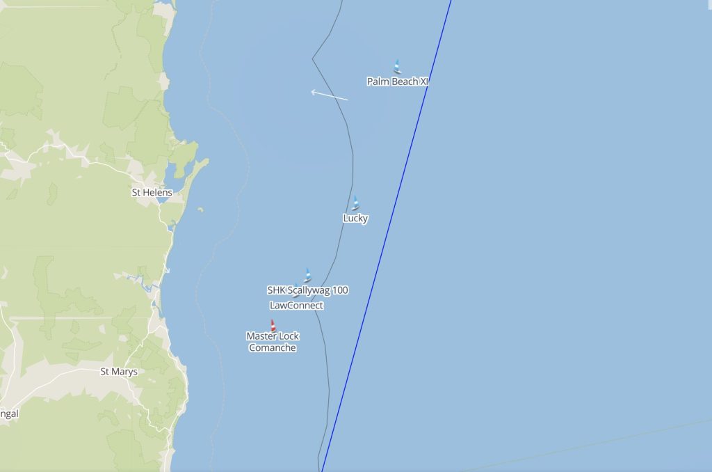 Rolex Sydney Hobart Race Tracker 06:25AM AEDT