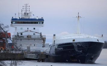 Police in Finland arrest 2 members of cargo ship’s crew in connection with damage to undersea cable