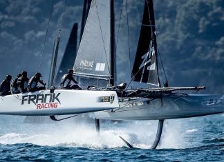 Frank Racing foiling catamaran joins Evolution Sails Kawau Race Week fleet