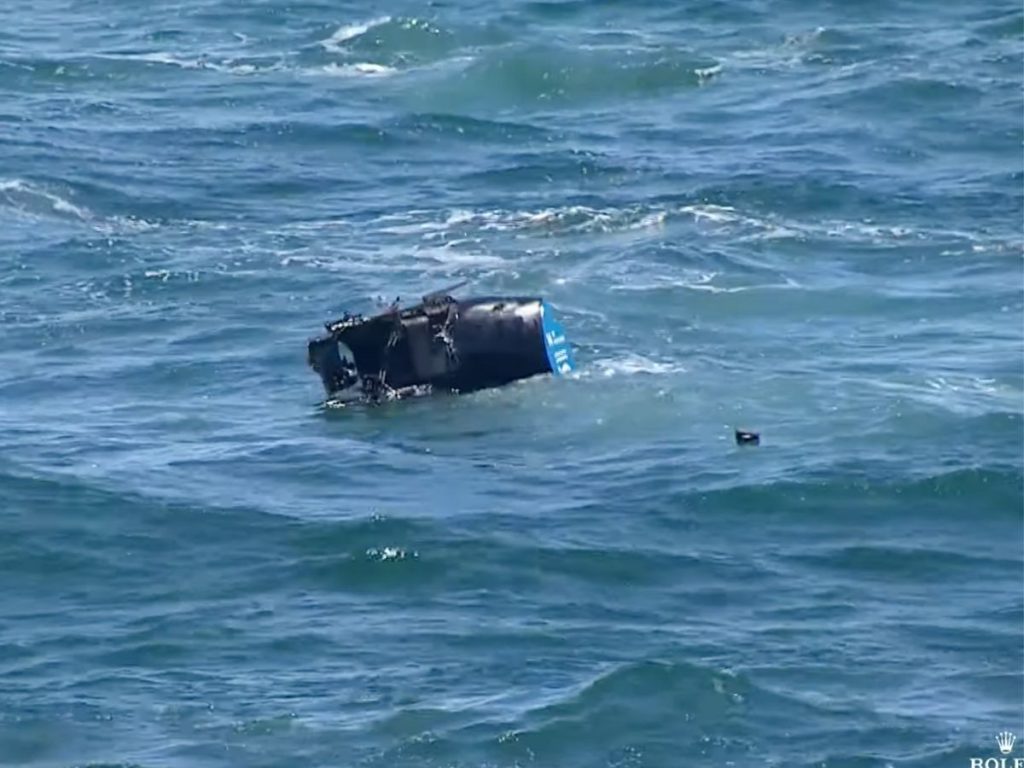 SailGP Perth 2026 Fleet Race 1 - debris floated on the course // SailGP Media 