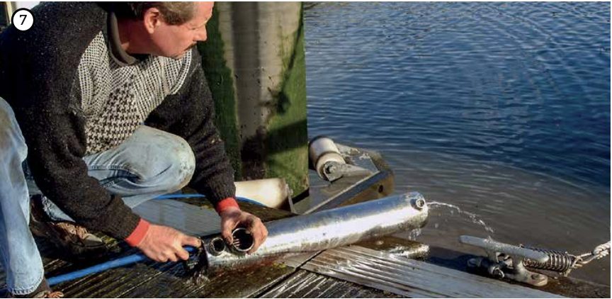 Tube stack cleaning 7