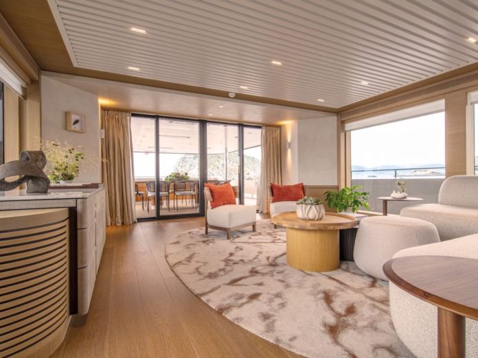 Lalabe interior view // Photo credit: Van der Valk Shipyard