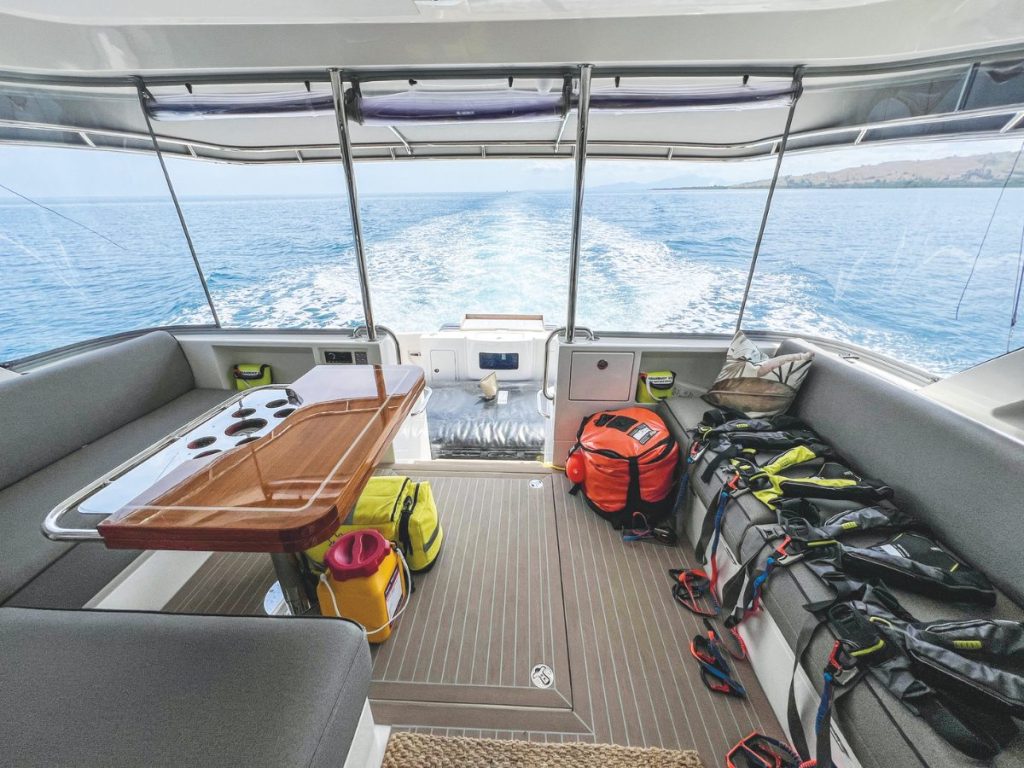 Safety equipment on the mezzanine.